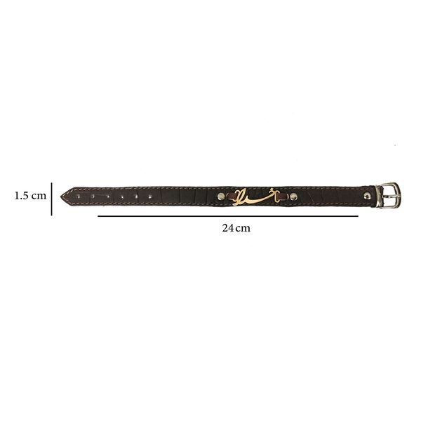 دستبند چرم وارک طرح خدا مدل واتیار کد rb142