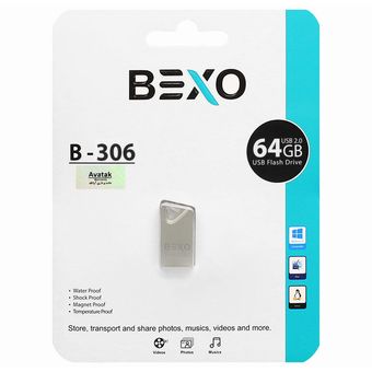 فلش 64 گیگابایت Bexo مدل B-306 USB2.0