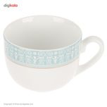 سرویس 102 پارچه چینی زرین ایران سری ایتالیا اف مدل سپید صدف درجه یک