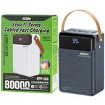 پاوربانک ریمکس مدل RPP-566 ظرفیت 80000 میلی آمپر ساعت