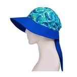 کلاه زنانه آفتابگیر مدل MDSS-CH1285 رنگ آبی