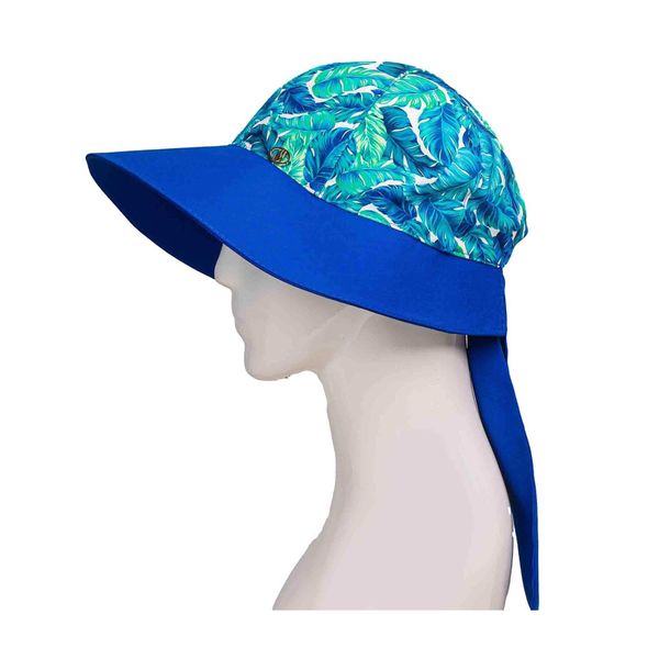 کلاه زنانه آفتابگیر مدل MDSS-CH1285 رنگ آبی