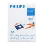 پاکت جاروبرقی فیلیپس، الکترولوکس، آاگ | بسته 4 عددی