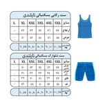 ست تاپ شلوارک ورزشی مردانه مدل LA8_BLC
