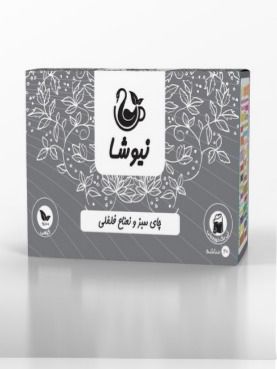 مخلوط چای سیاه و نعناع کیسه ای نیوشا (20عددی) - Mint + Black Tea