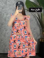 پیراهن نخی چیندار 1028