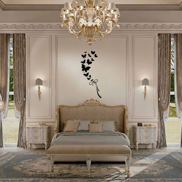 استیکر آژنگ مدل پروانه کد D-M-779 مجموعه 14 عددی