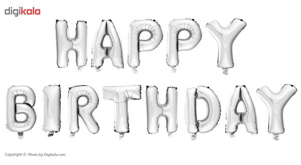 بادکنک فویلی مدل Happy Birthday