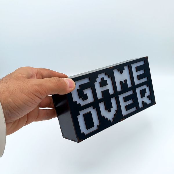 آیکون لایت طرح GAME OVER کد GAS-01
