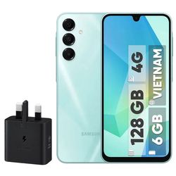 گوشی موبایل سامسونگ مدل Galaxy A16 4G دو سیم کارت ظرفیت 128 گیگابایت و رم 6 گیگابایت - ویتنام - به همراه شارژر 25 وات سامسونگ