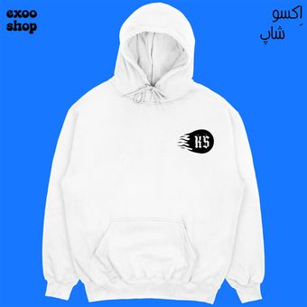 هودی سفید king skull