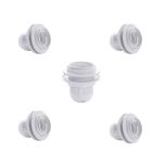 سرپیچ لامپ گریف دار پایه E27 مدل راکوردار بسته 5 عددی