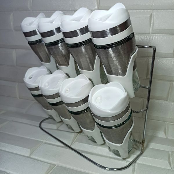 ست جا ادویه 8 پارچه کاپریس مدل فلورا کد WSW8