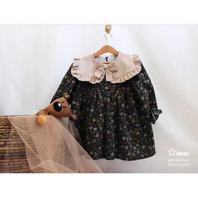 پیراهن پونه رنگ سرمه ای