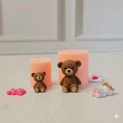 قالب سیلیکونی خرس تدی کوچک