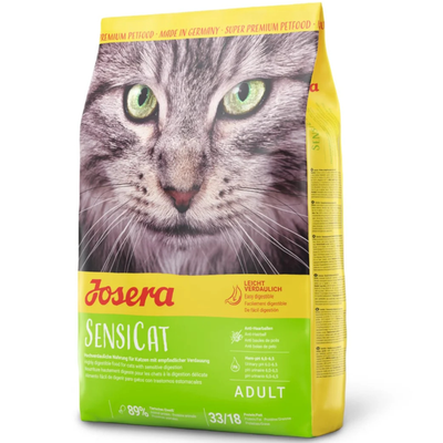 غذای خشک گربه جوسرا سنسی کت با طعم مرغ هر کیلو (در بسته‌های زوتوپیا) / Josera sensi cat food with chicken flavor