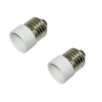 تبدیل سرپیچ E27 به E14 مدل E27-E14 بسته 2 عددی 