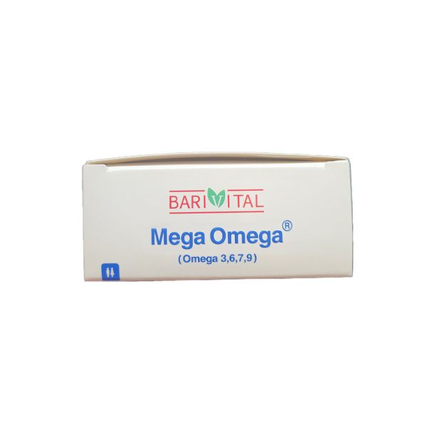 کپسول نرم مگا امگا 3 6 7 9 باریویتال 1000 میلی بسته 30 عددی