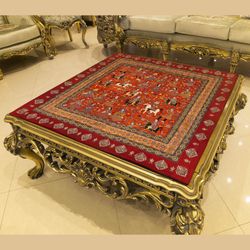رومیزی طرح بزم بهرام