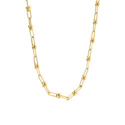 گردنبند طلا کم اجرت 18 عیار زنانه مدل تیفانی