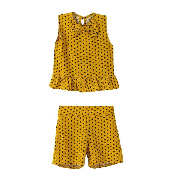 ست تاپ و شلوارک راحتی نوزادی مدل MDSS-CH2419