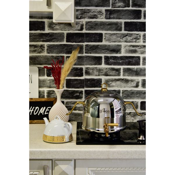 ست کتری و قوری ام جی اس مدل استیل کد K41017