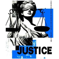 برچسب DTF استیکر حرارتی لباس مدل JUSTICE