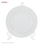 سرویس غذاخوری 28 پارچه 6 نفر چینی زرین ایران مدل Sepid Sadaf Top Grade