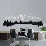 دیوارکوب مدل منظره طبیعت مجموعه دوعددی دورنگ