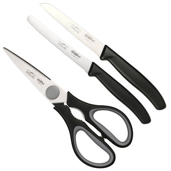 چاقوی آشپزخانه جی فی نی کد G-03 مجموعه 3 عددی