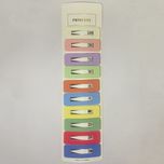 گیره مو زنانه پرنسس مدل تق تقی وارداتی پاستیلی مجموعه 10 عددی