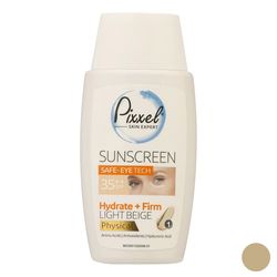 ضدآفتاب رنگی دور چشم و صورت پیکسل SPF35 مدل Physical، بژ روشن مناسب انواع پوست حجم 50 میلی لیتر