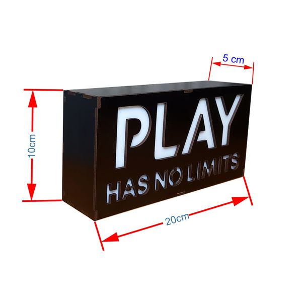 آیکون لایت طرح Play Has No Limits