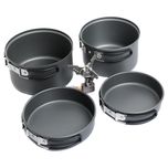 مجموعه 5 عددی سرشعله و ظروف سفری کووآ مدل Solo 3