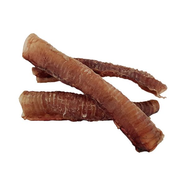 تشویقی سگ هاپومیل مدل نای بره کد Lamb Trachea وزن 30 گرم