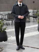 کاپشن فوتر ذغالی کارلوتی کد j202