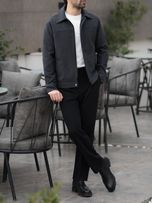 کاپشن فوتر ذغالی کارلوتی کد j202