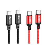 کابل تبدیل USB-C به USB-C هوکو مدل X89 60W طول 1 متر با گارانتی شرکتی