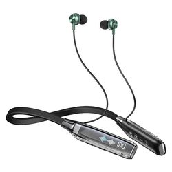 هدفون بلوتوثی گردنی ریمکس مدل RB-S20 با حذف نویز HD، درگاه شارژ USB Type-C، با قابلیت اتصال به چند دستگاه، طراحی ارگونومیک، مقاو