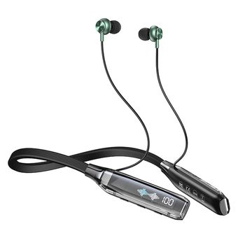 هدفون بلوتوثی گردنی ریمکس مدل RB-S20 با حذف نویز HD، درگاه شارژ USB Type-C، با قابلیت اتصال به چند دستگاه، طراحی ارگونومیک، مقاو