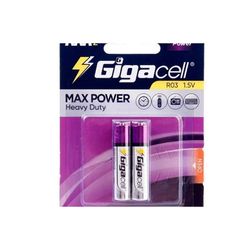باتری نیم قلمی گیگاسل مدل MAX POWER بسته 2 عددی