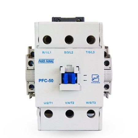 کنتاکتور 50 آمپر 3 فاز  پارس فانال مدل PFC-50 بوبین