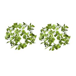 گل مصنوعی مدل ریسه زنجیری پتوس مجموعه ۲ عددی