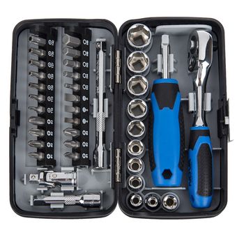 مجموعه 38 عددی سری بکس و پیچ گوشتی نووا مدل 7303