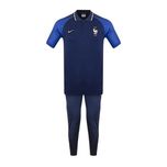 ست پولوشرت و شلوار ورزشی مردانه مدل فوتبال هتلی تیم ملی فرانسه NK-8101