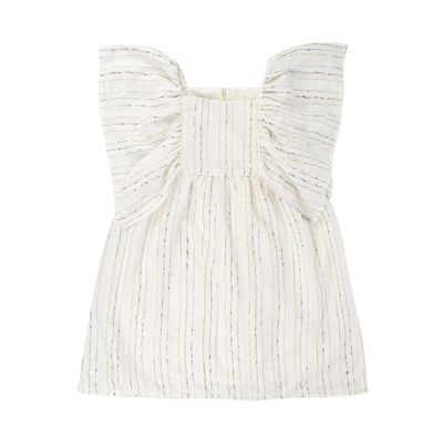 پیراهن آستین کوتاه یقه گرد دخترانه مدل MDSS-CH2820