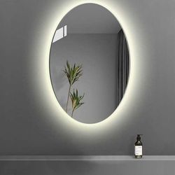 آینه مدل بک لایت بیضی