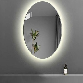 آینه مدل بک لایت بیضی