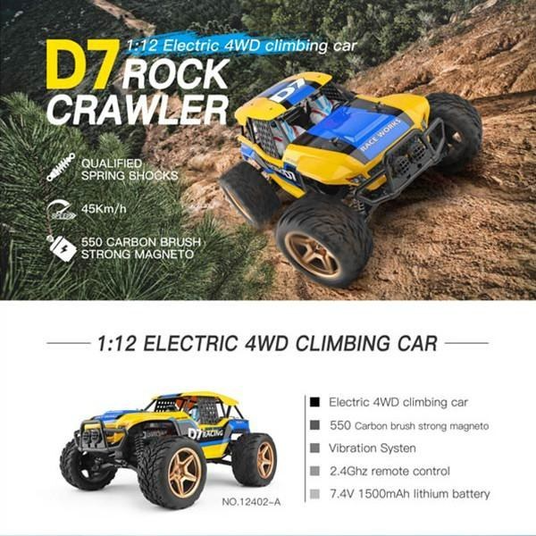 ماشین کنترلی D7 مدل Wltoys 12402-A