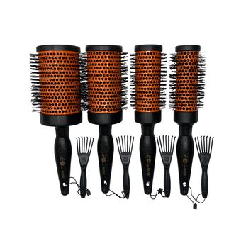 برس مو مدل گرد بسته چهار عددی